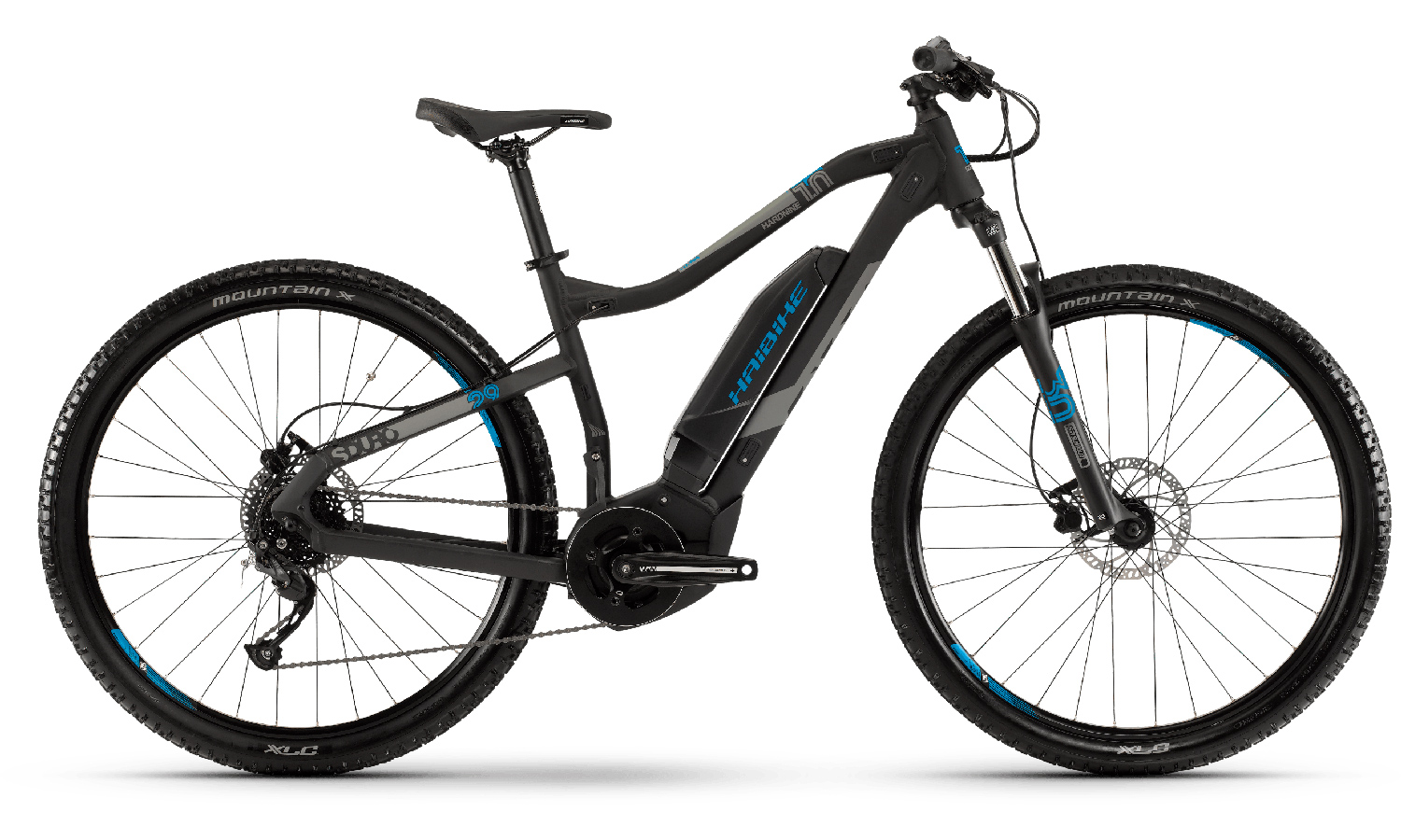 Фотографія Haibike 29" SDURO HardNine 1.0 400Wh (2019) 2019 Чорно-сірий